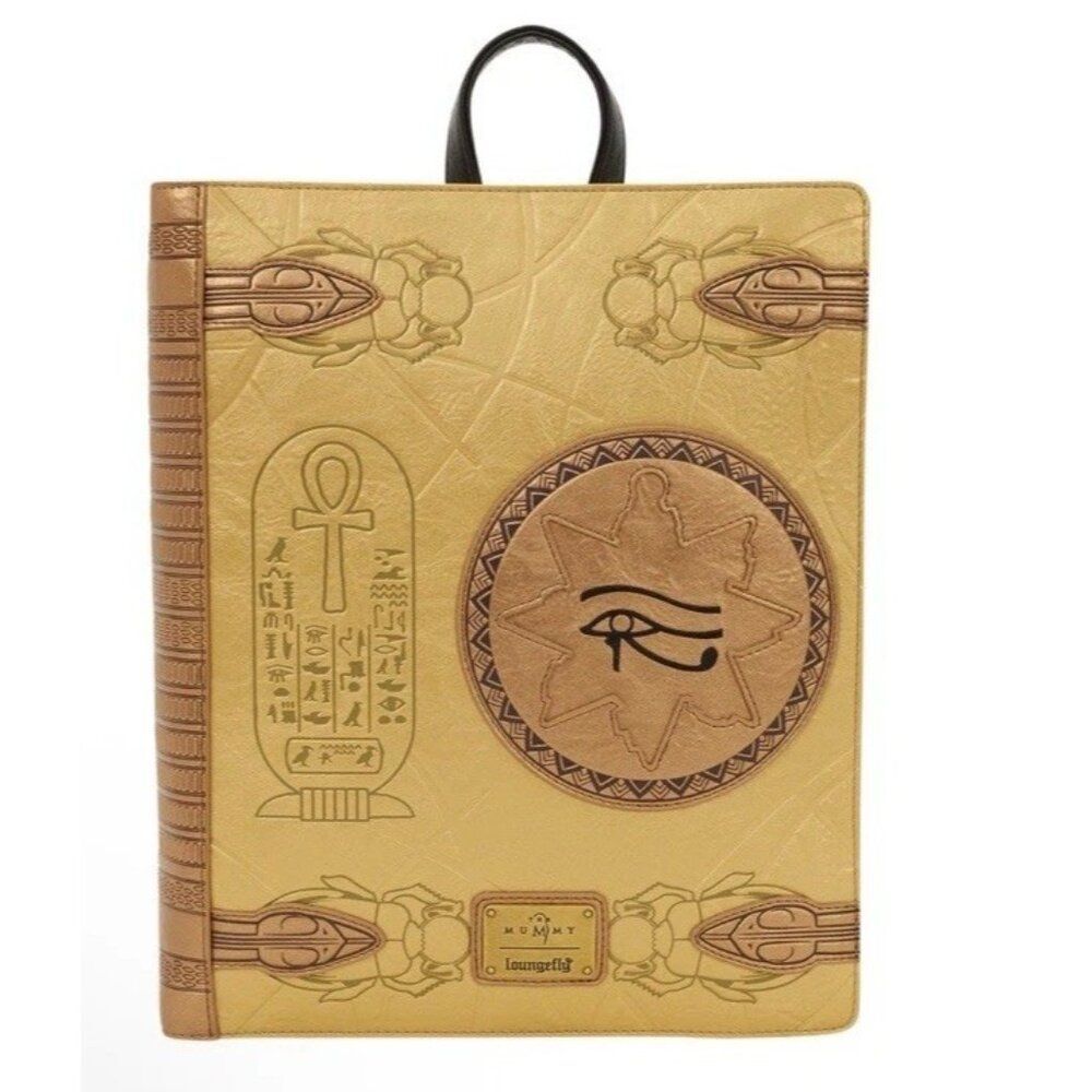 The Mummy Book of the Living Mid Size Backpack Loungefly Amun Ra NWT